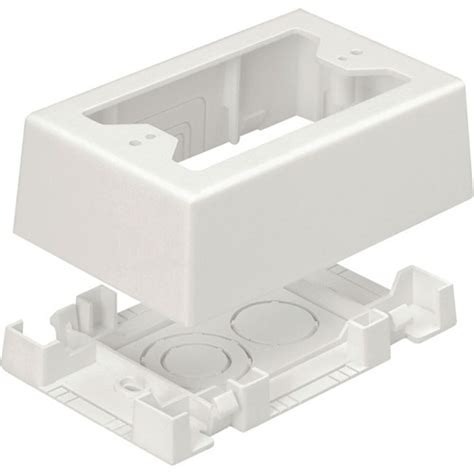 snap together electric junction box|Panduit JBX3510WH.